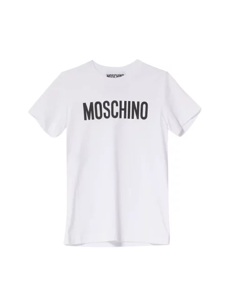 Koszulka Moschino z krótkim rękawem klasyczna czarna