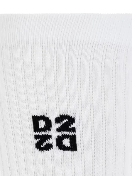 Șosete Dsquared2 cu broderie alb
