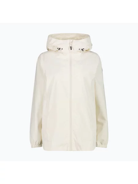 Geacă de ploaie pentru femei CMP Fix Hood off white alb