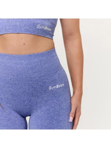 Szorty fitness bezszwowe FLO niebieskie
