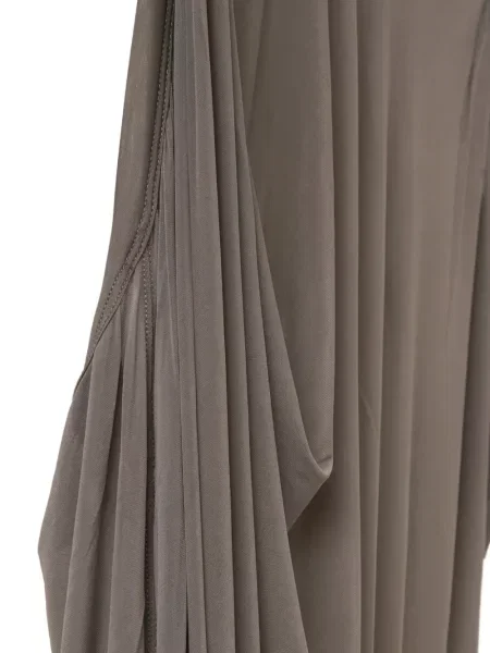 Asymetrická drapovaná košile Rick Owens hnědá