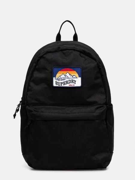 Geantă Superdry clasică negru