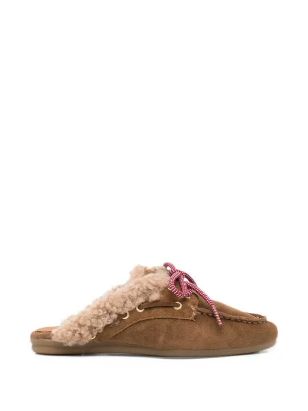 Mule natikače Toral Shoes od ovčje kože smeđa