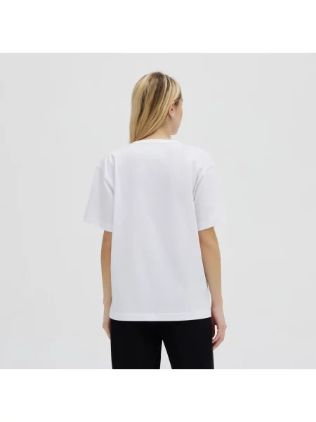 Koszulka Moschino z logo biała