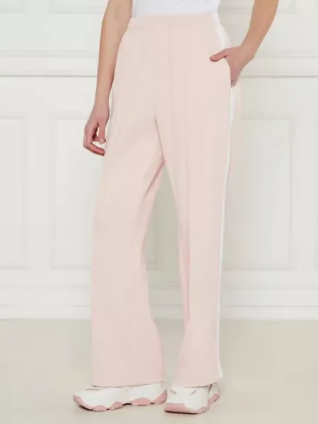 Guess Jeans Pantaloni de trening TRICOT | Relaxed fit roz