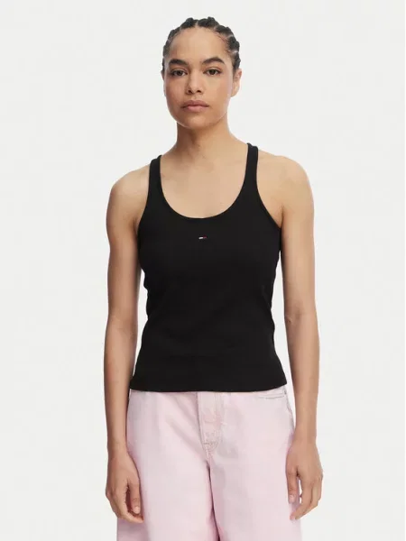 Top Tommy Jeans czarny