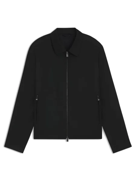 Geacă Boss de lână negru