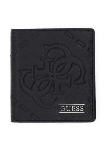 Portofel Guess cu autograf negru