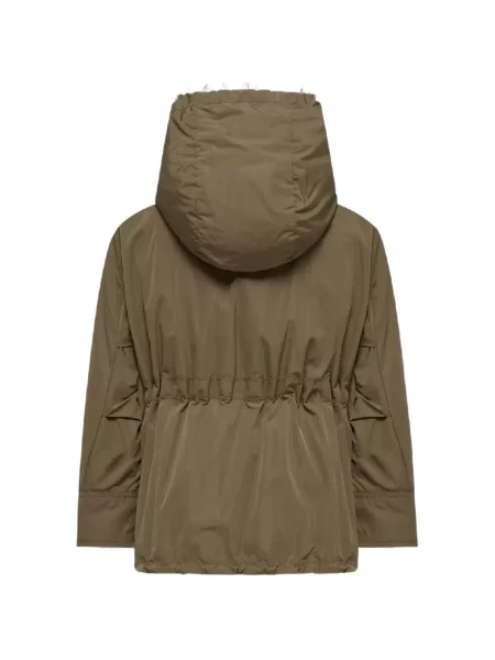 Dětska péřová bunda Moncler Enfant zelená