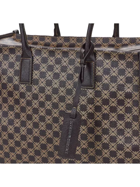 Geantă Emporio Armani maro