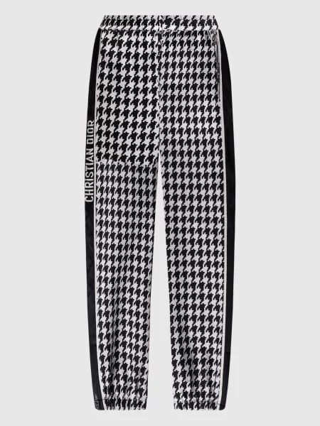 Штани джогери у візерунок pied-de-poule Christian Dior