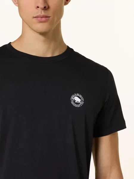 Mammut t-shirt sportowy z nadrukiem czarny