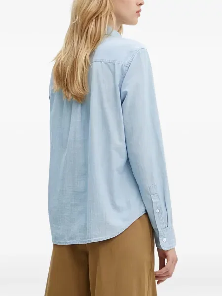 Curea Levi's® cu broderie cu cataramă cu dungi albastru