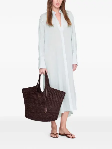 Geantă shopper Anine Bing maro