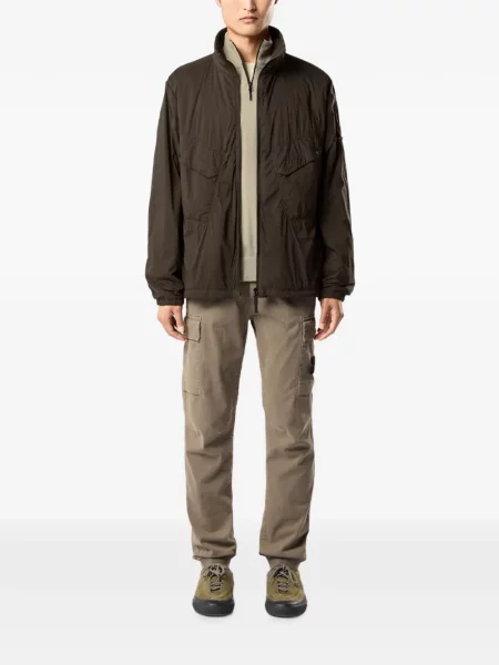 Pantaloni cargo Stone Island cu strasuri verde