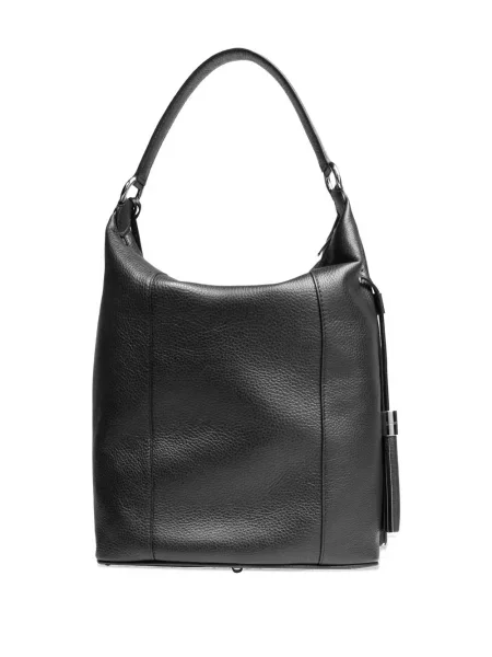 Geanta de piele Lancel din piele negru
