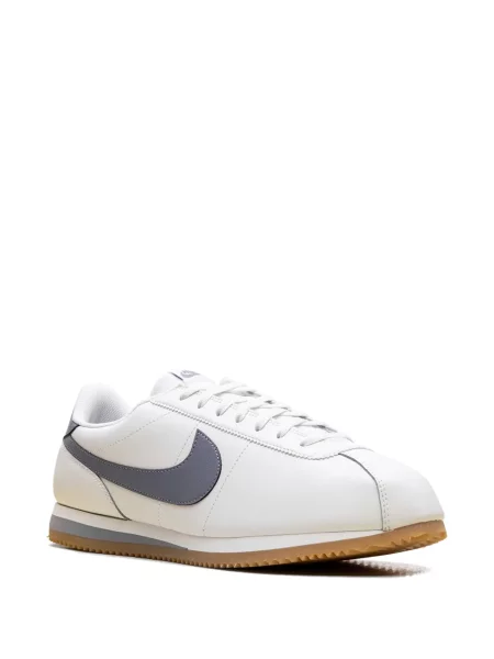 Sneakerși Nike Cortez cu autograf alb
