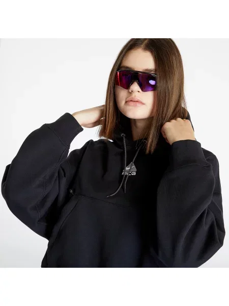 Φούτερ Nike ACG Therma-FIT "Tuff Knit" Fleece Hoodie Black/ Summit White XS λευκό