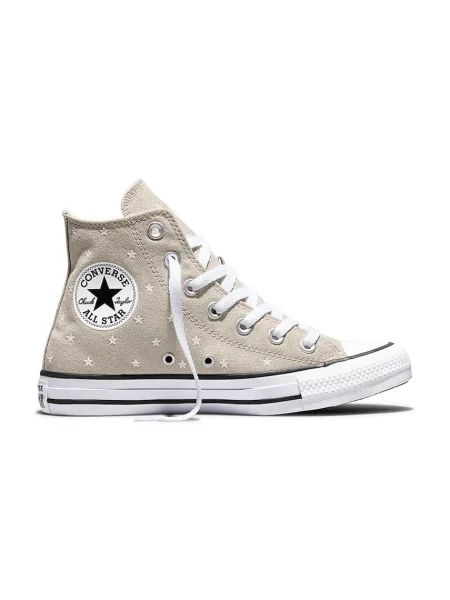 Pantofi Converse cu broderie bej