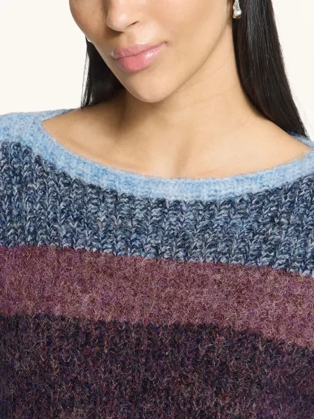 Ichi Sweter Ihzulu blau granatowy