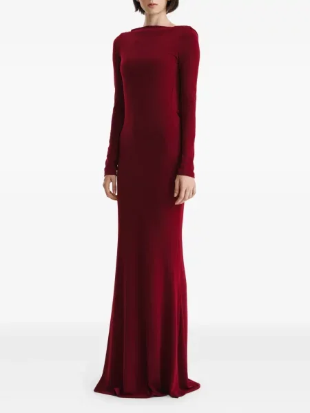 Rochie maxi 2310 Studio de costum roșu