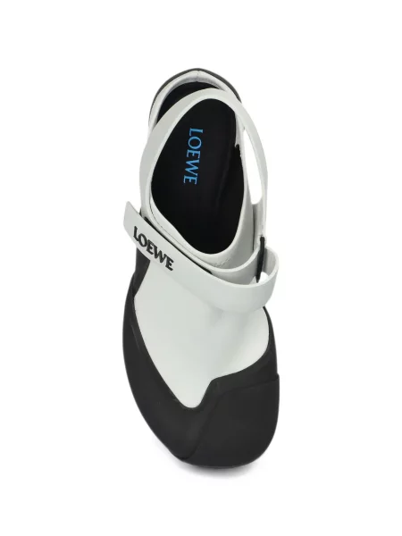 Pantofi cu toc Loewe slingback stretch alb
