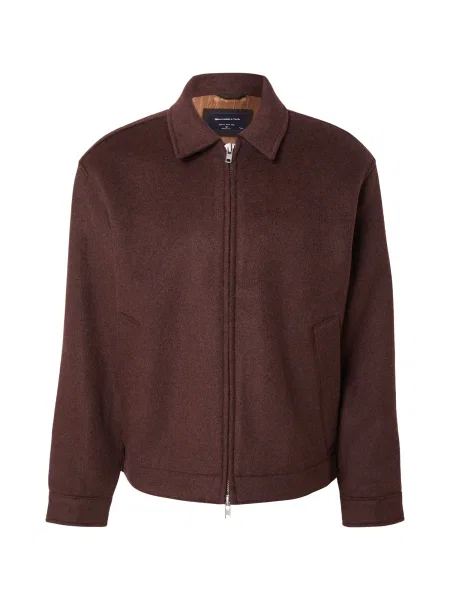 Abercrombie & Fitch Prehodna jakna čokolada