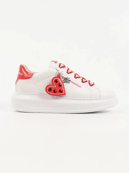 Karl Lagerfeld sneakers din piele Kapri alb