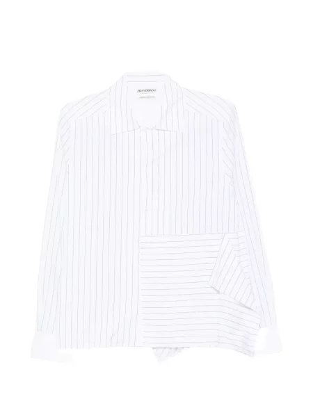 Cămașă Jw Anderson cu imagine asimetrică alb