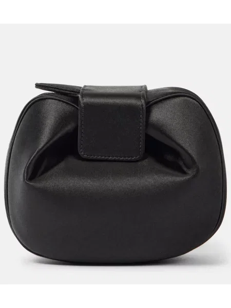 Saténové psaníčko Gabriela Hearst černé