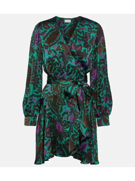 Saténové šaty Velvet s potlačou