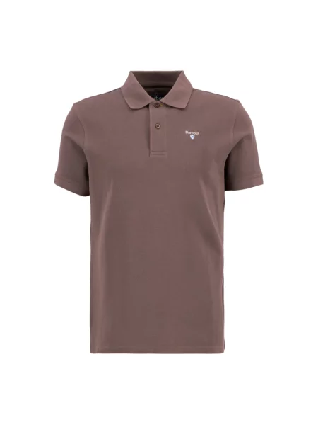 Koszulka polo Barbour brązowa