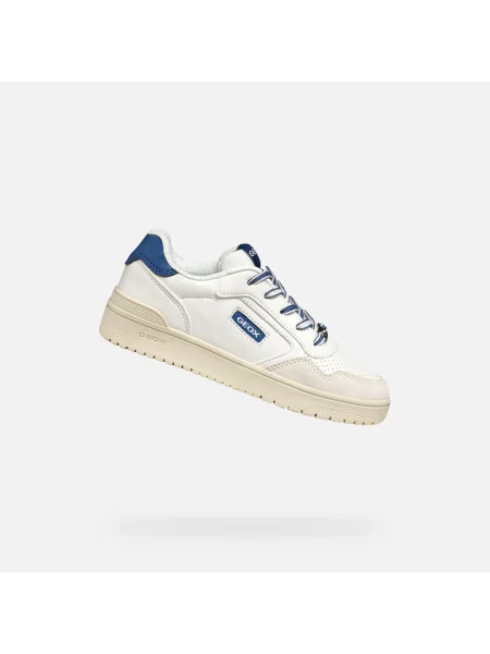 Sneakerși Geox alb