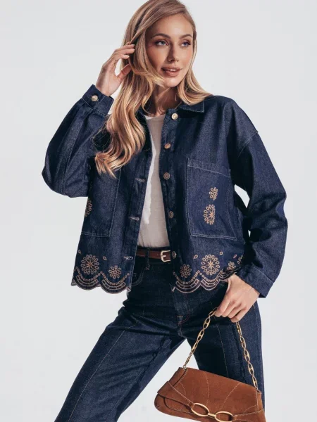 Піджаки Dressa бавовна/поліестер/еластан синій