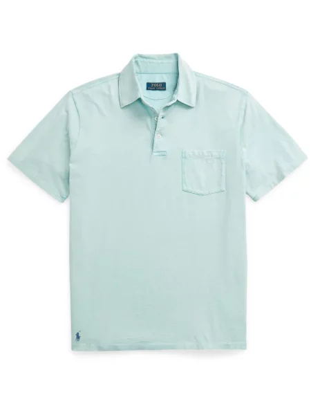 Φλοράλ παντελόνι Polo Ralph Lauren με κέντημα με λαιμόκοψη v μπλε