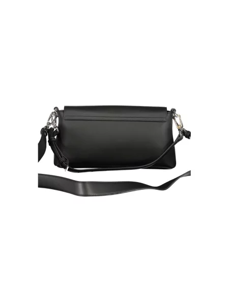 Torebka crossbody Calvin Klein skórzana czarna