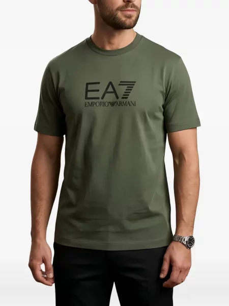 Tricou Ea7 Emporio Armani cu imagine verde