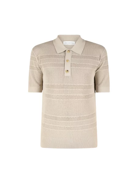 Koszulka polo Dries Van Noten beżowa