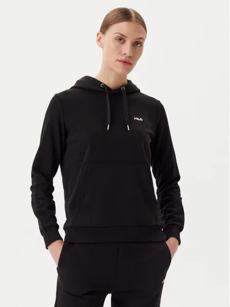 Hoodie Fila s kapuco črna