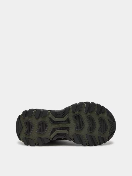 Дитячі Черевики аутдор Skechers RUGGED RANGER зелений/чорний штучна шкіра/текстиль чорні