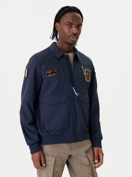 Aeronautica Militare Bomber dzseki sötétkék