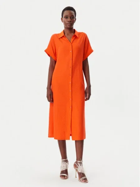 LOLA CASADEMUNT Сукня-сорочка Оранжевий