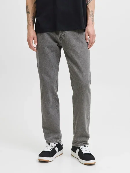 JACK & JONES Džínsy JJICHRIS JJORIGINAL denim sivý