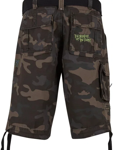 Brandit Cargo nadrágok Iron Maiden The Number of The Beast sötét / khaki / világoszöld barna