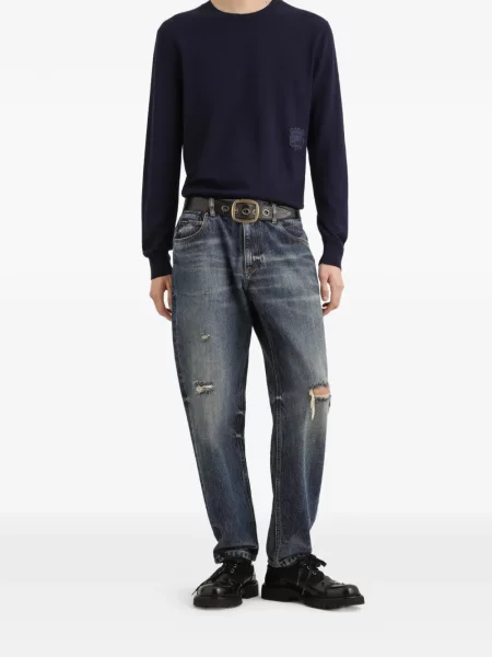 Pantaloni Dolce & Gabbana albastru