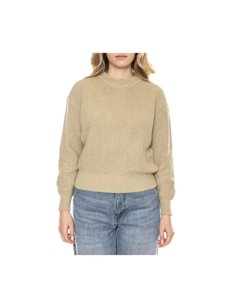 Dzianinowy sweter Minimum zielony
