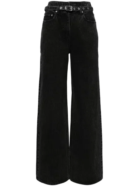 Cu centură blugi cu picior larg 3.1 Phillip Lim negru