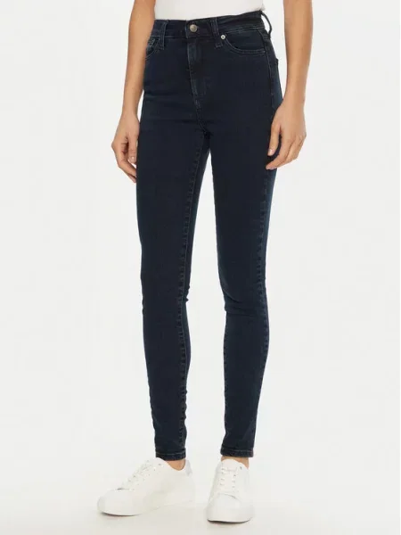 Tommy Jeans Traperice Sylvia Skinny Fit tamnoplava
