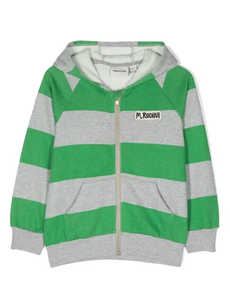 Bluza z kapturem dziecięca Mini Rodini zielona