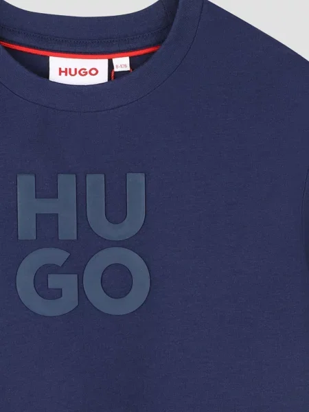 Детская футболка Hugo синяя